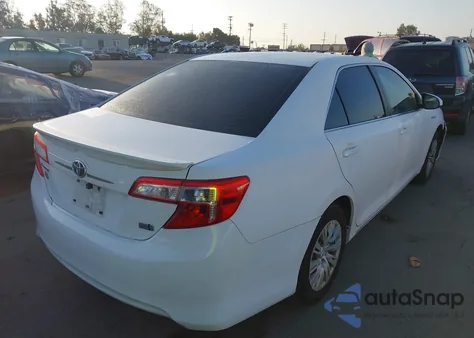 2012 Toyota Camry Hybrid Le z USA, uszkodzony, nr VIN 4T1BD1FK8CU024969